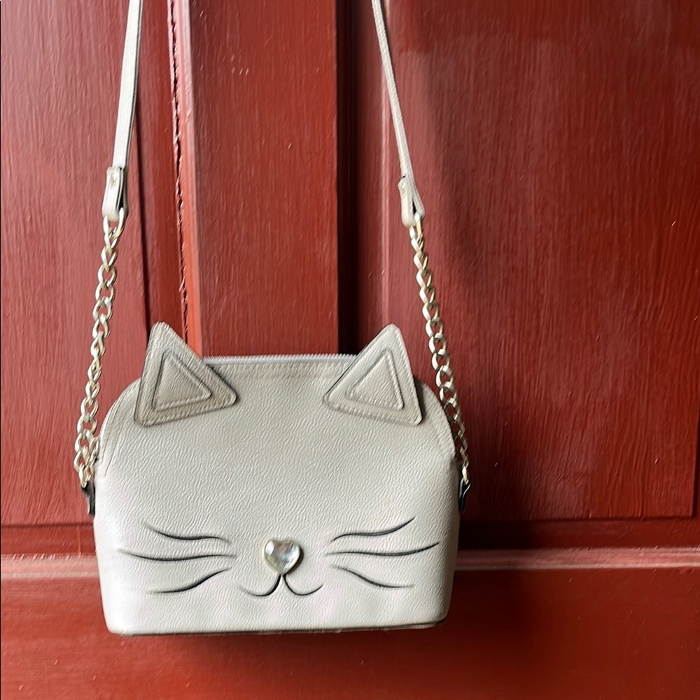 Betsy Johnson Cat crossbody